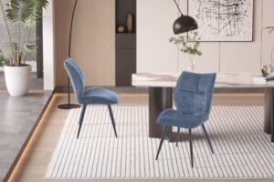 NEW - Chaise 'Faye' Blue