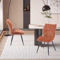 NEW - Chaise 'Faye' Rouille