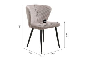 Chaise 'Tornado' Sable