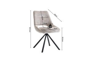 Chaise 'Dante' Beige