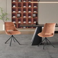 Chaise 'Dante' Rouille