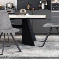 Chaise 'Emma' Gris foncé