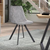 Chaise 'Emma' Gris foncé