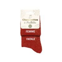 CHAUSSETTES PAILLETTES DUO FEMME FATALE