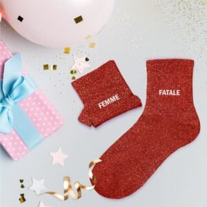 CHAUSSETTES PAILLETTES DUO FEMME FATALE