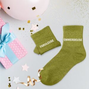 CHAUSSETTES PAILLETTES DUO FABULEUSE EMMERDEUSE
