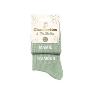 CHAUSSETTES PAILLETTES DUO MAMIE D'AMOUR