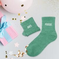 CHAUSSETTES PAILLETTES DUO ANTI POISSE