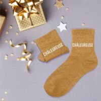 CHAUSSETTES PAILLETTES CHALEUREUSE